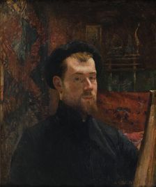Autoportrait, between 1880 and 1889. Creator: Charles Cottet