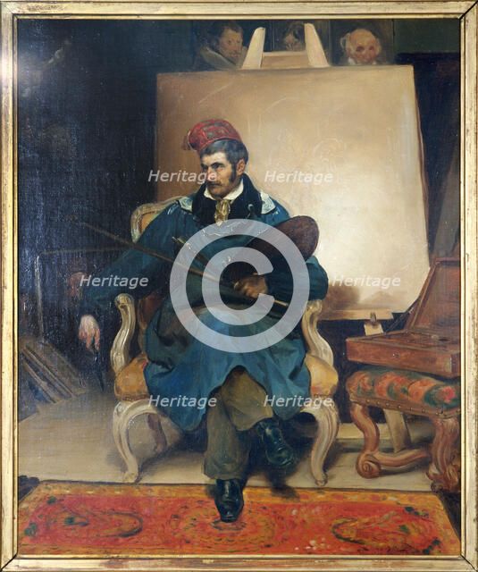 Autoportrait, between 1832 and 1833. Creator: Théophile Fragonard.