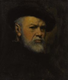 Autoportrait, c.1890. Creator: Jean Jacques Henner