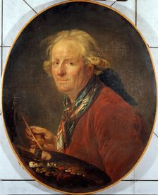 Autoportrait de Nicolas-Bernard Lépicié (1735-1784), . Creator: Nicolas Bernard Lepicie