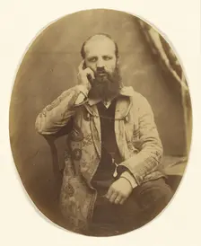 Autoportrait Disderi(Self-Portrait), about 1853. Creator: Andre-Adolphe-Eugene Disderi