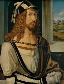 Autorretrato (Self-portrait), 1498, (c1934). Artist: Albrecht Durer