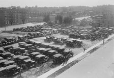 Auto's parked at Ebbets Field, 1916. Creator: Bain News Service