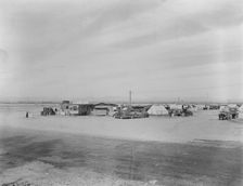 Auto camp north of Calipatria, California, 1937. Creator: Dorothea Lange
