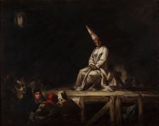Auto-da-fé. Artist: Lucas Velázquez, Eugenio (1817-1870)