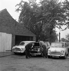 Auto Improvements, Mexborough, South Yorkshire, 1965. Creator: Michael Walters