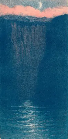 Auto-Lithograph by F. F. Foottet c1900. Artist: Frederick Francis Foottet
