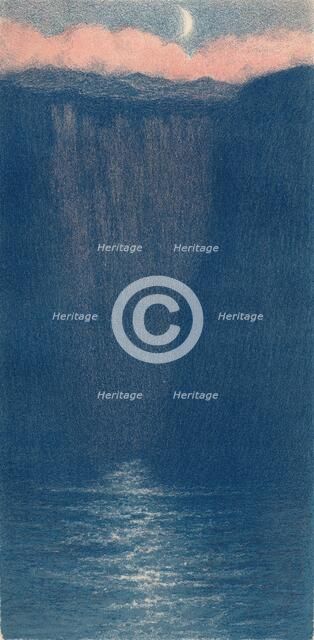 'Auto-Lithograph by F. F. Foottet', c1900. Artist: Frederick Francis Foottet.