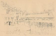 Auto-Lithograph by J. Pennell, c1877-1898, (1898). Artist: Joseph Pennell