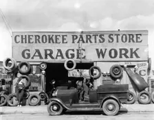 Auto parts shop, Atlanta, Georgia, 1936. Creator: Walker Evans