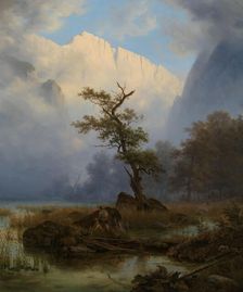 Autum Morning by Konigssee, 1835. Creator: Thomas Fearnley