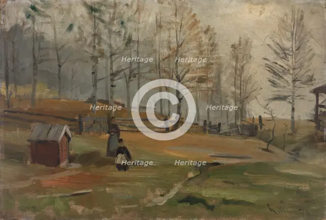 Autumn, 1876. Creator: Gerhard Munthe.