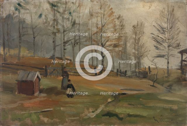 Autumn, 1876. Creator: Gerhard Munthe.