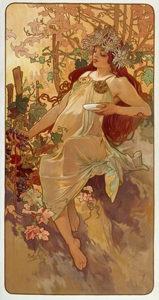 Autumn 1896. Artist: Alphonse Mucha