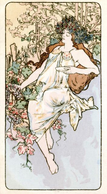 'Autumn', 1897. Artist: Alphonse Mucha