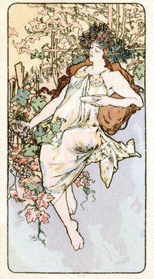 Autumn 1897. Artist: Alphonse Mucha