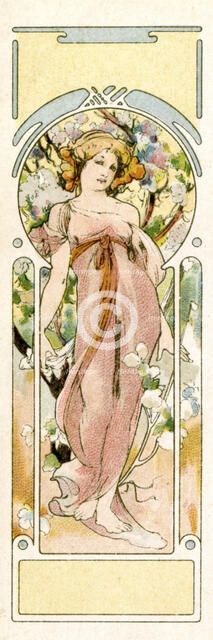 'Autumn', 1900. Artist: Alphonse Mucha