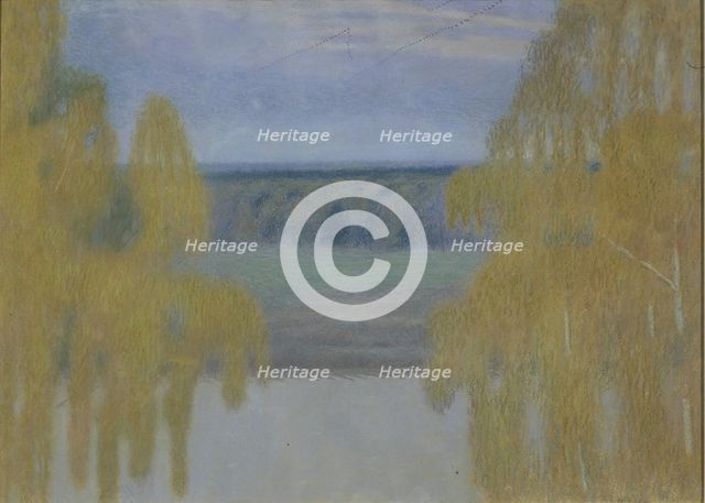 Autumn, 1905. Artist: Borisov-Musatov, Viktor Elpidiforovich (1870-1905)