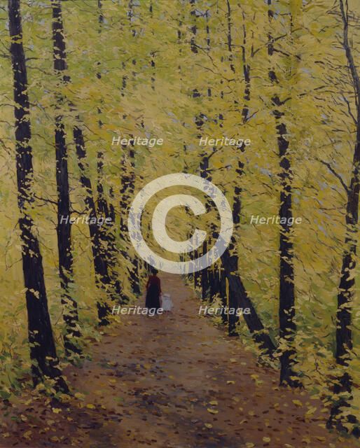 Autumn, 1905. Artist: Stolitsa, Evgeni Ivanovich (1870-1929)