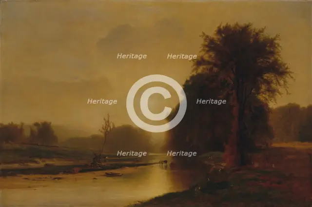 Autumn Meadows, 1869. Creator: George Inness.