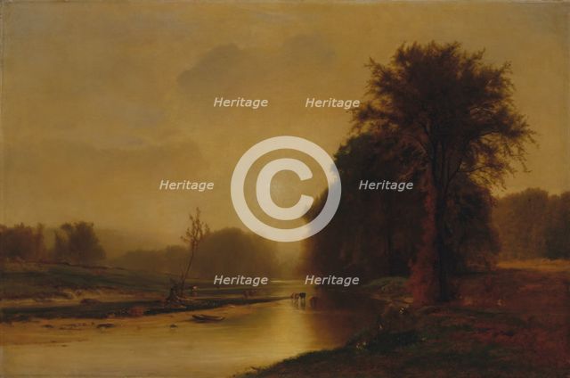 Autumn Meadows, 1869. Creator: George Inness.