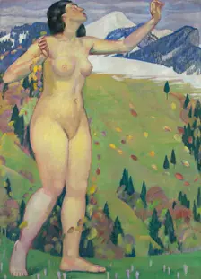 Autumn melancholy, 1907-1908. Creator: Cardinaux, Emil (1877-1936)
