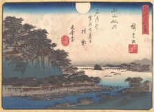 Autumn Moon at Ishiyama, 1857., 1857. Creator: Ando Hiroshige