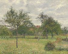 Autumn, Morning, Cloudy, Eragny, 1900. Creator: Pissarro, Camille (1830-1903)