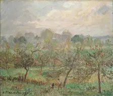 Autumn, Morning Mist, Éragny-sur-Epte, 1902. Artist: Camille Pissarro