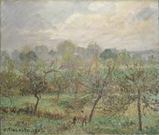 Autumn, Morning Mist, Éragny-sur-Epte, 1902. Artist: Camille Pissarro