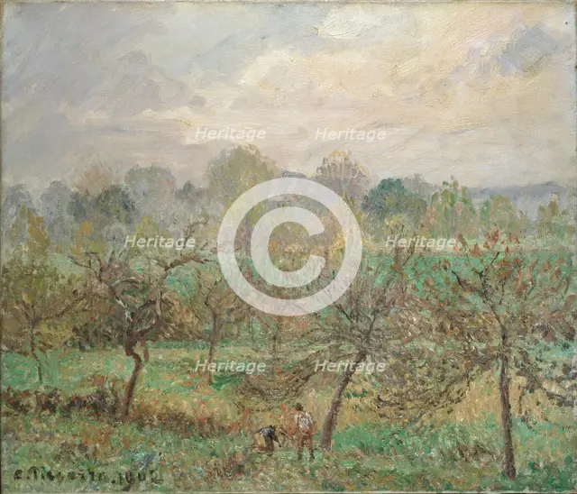 Autumn, Morning Mist, Éragny-sur-Epte, 1902. Artist: Camille Pissarro.