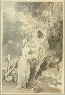 Autumn Nutting, n.d. Creator: William Hamilton