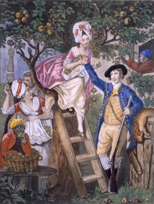 Autumn, Negro Servant. Creator: John Collet (c. 1725-80) after