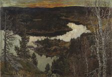 Autumn, Nordingrå, 1910. Creator: Helmer Osslund