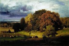 Autumn Oaks, ca. 1878. Creator: George Inness