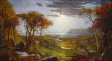 Autumn - On the Hudson River, 1860. Creator: Jasper Francis Cropsey