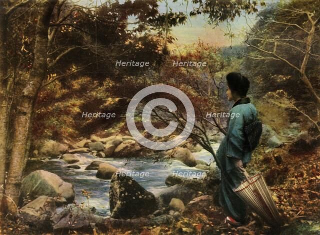 'Autumn at Miyanoshita', 1910. Creator: Herbert Ponting.