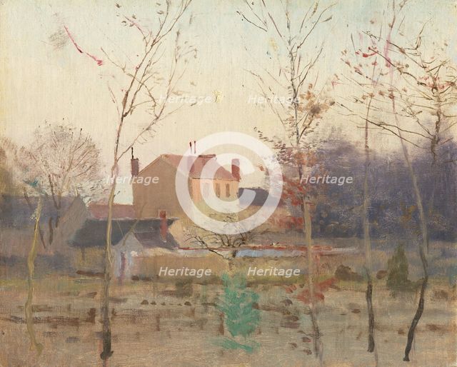 Autumn at the Edge of a City, 1895-1900. Creator: Ladislav Mednyanszky.