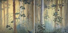 Autumn among Trees, 1907. Creator: Shimomura, Kanzan (1873-1930)