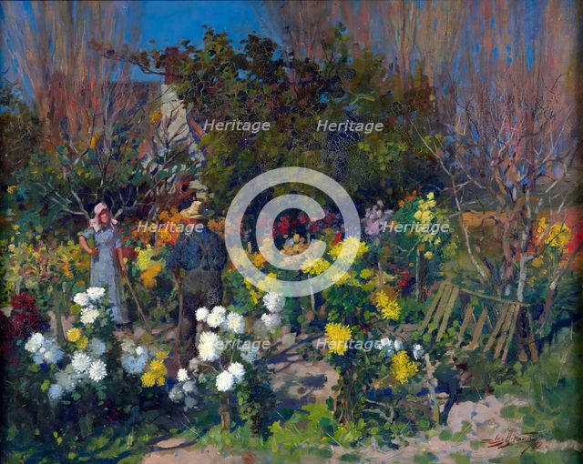 Autumn blooms, 1899. Creator: James McLauchlan Nairn.