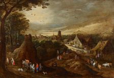 Autumn, c.1605-1610. Creators: Joos de Momper, the younger, Workshop of Jan Brueghel the Elder