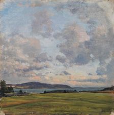 Autumn clouds, 1890-1899. Creator: Berndt Lindholm