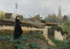 Autumn day, 1883. Creator: Julia Beck