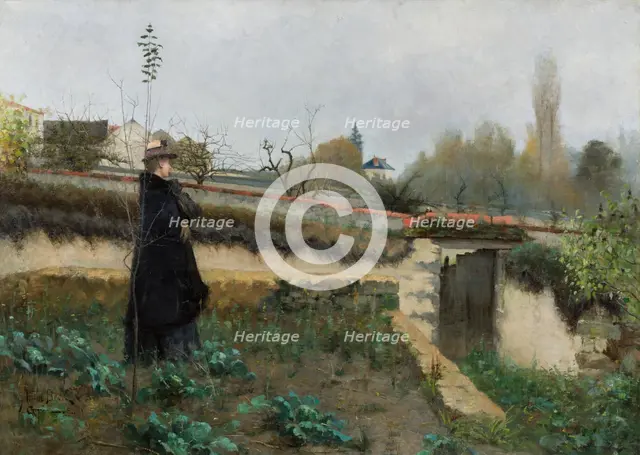 Autumn day, 1883. Creator: Julia Beck.
