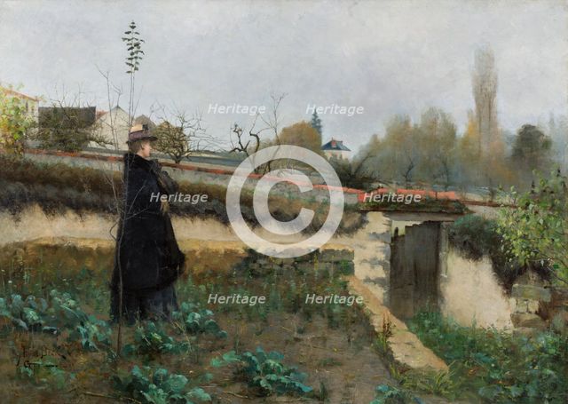 Autumn day, 1883. Creator: Julia Beck.