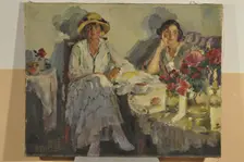 Autumn Evening Coming Down, 1915. Artist: Vinogradov, Sergei Arsenyevich (1869-1938)
