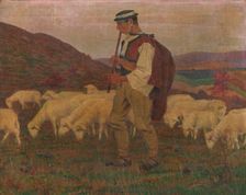 Autumn evening mood, 1905. Creator: Emil Pacovský