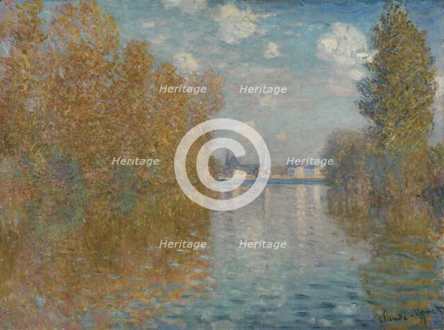 Autumn Effect at Argenteuil, 1873. Creator: Monet, Claude (1840-1926).
