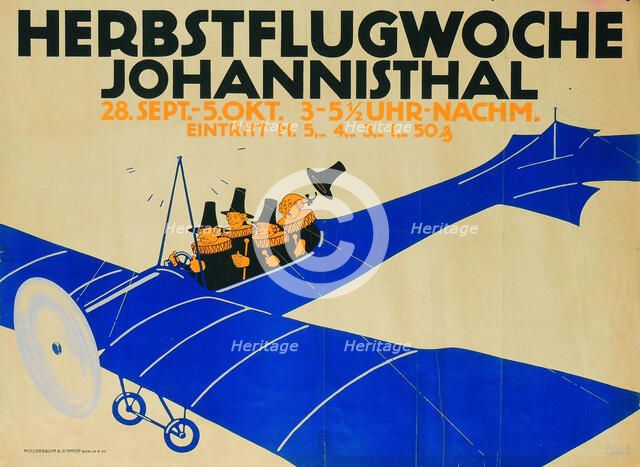 Autumn Flight Week Johannisthal, 1913. Creator: Klinger, Julius (1876-1942).