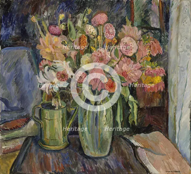 Autumn Flowers, 1916. Creator: Oluf Wold-Torne.